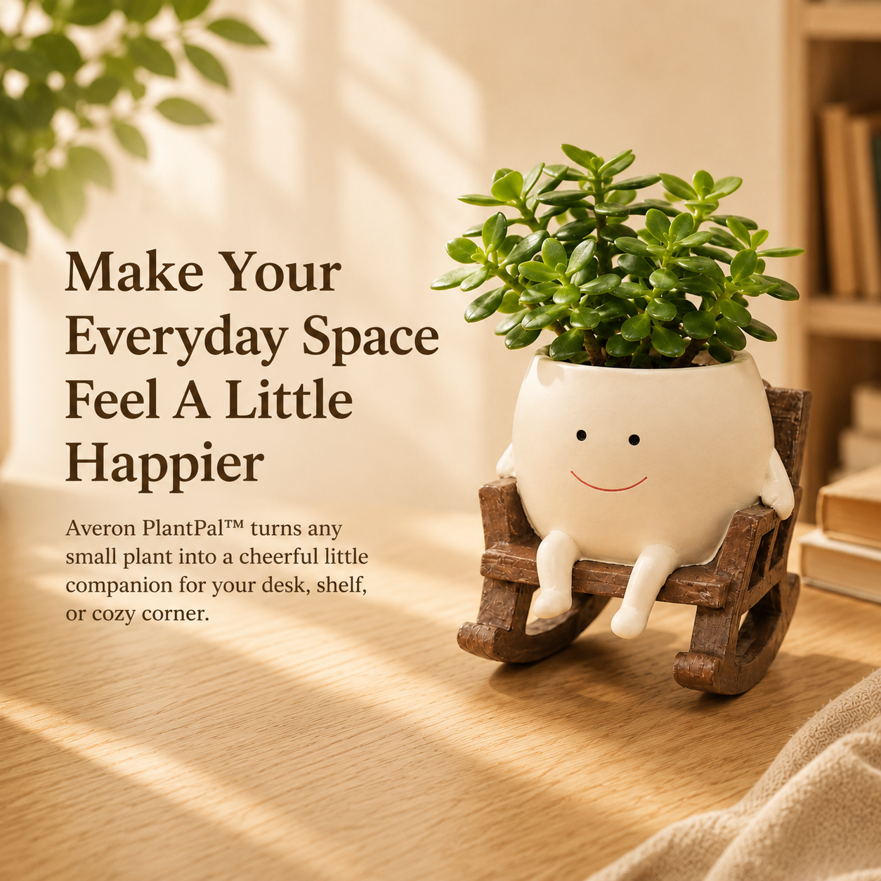 Averon PlantPal™ Smiling Swing Planter