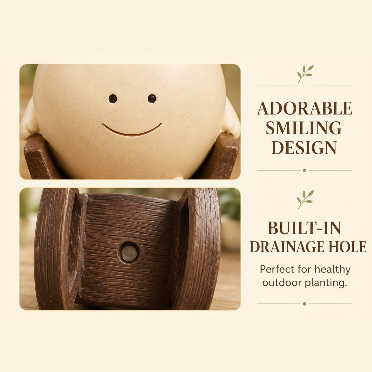 Averon PlantPal™ Smiling Swing Planter