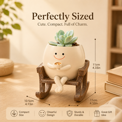 Averon PlantPal™ Smiling Swing Planter
